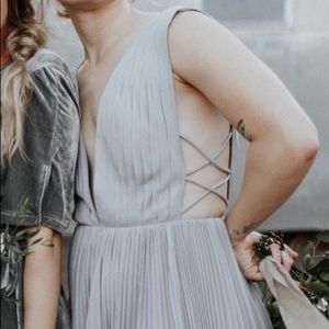 Free People Gray Bridesmaid Dress